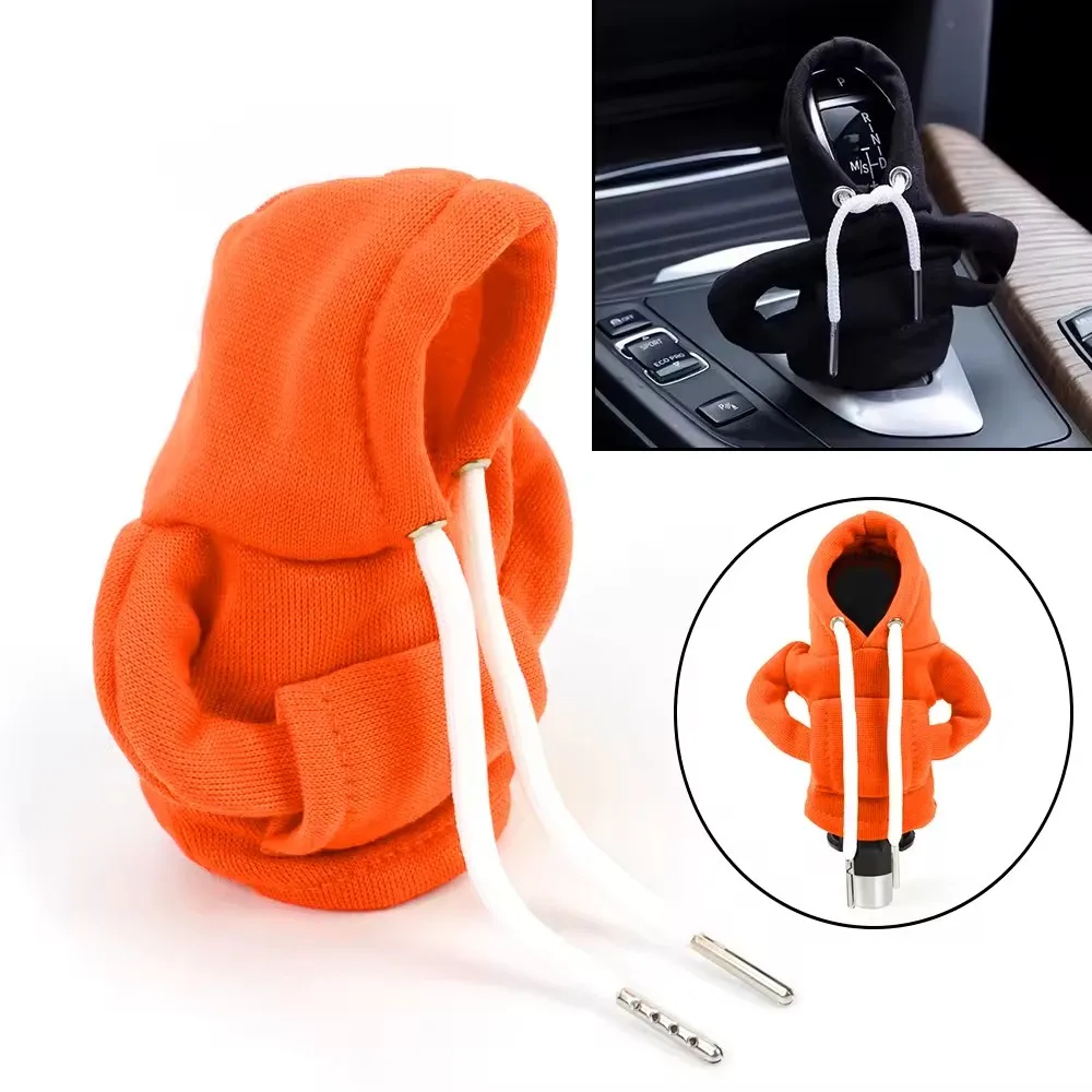 Gear Shift Cover Hoodie Cover Shift Cover Gear Handle Decoration Fits Manual Automatic Universal Car Lever Interior Decor