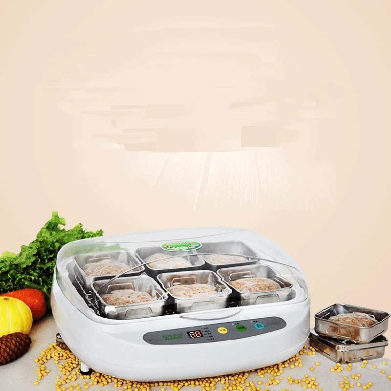 220V/40W fully automatic electric household natto machine, multifunctional yogurt, fermented soybean, kimchi, rice wine machine,