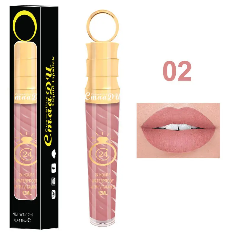 

Makeup Matte Liquid Lipstick Long Lasting Waterproof Shimmer Lip Gloss Makeup