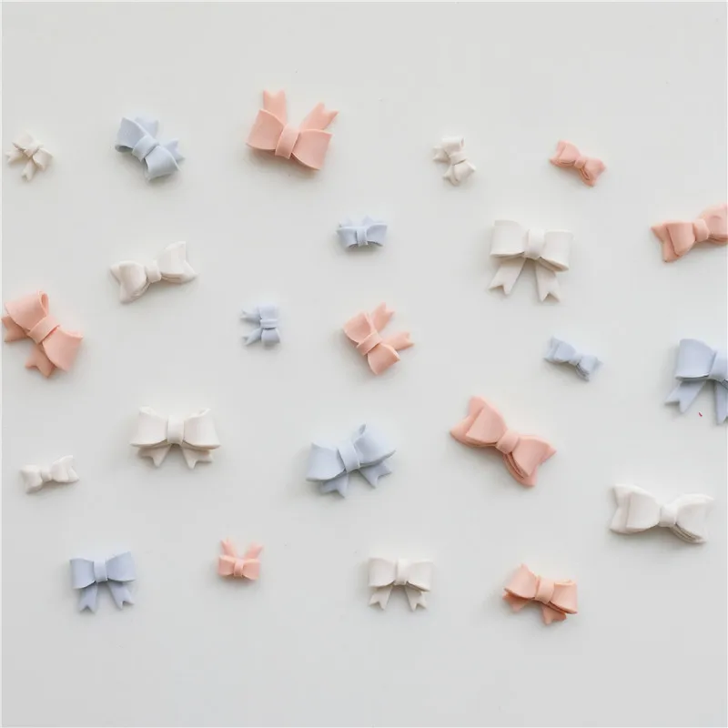Bowknot Integrated Molding Polymer Clay Mold Mini Bows Soft Pottery Earrings Jewelry Making Cutting Dies DIY Handmade Decoration silicone mold polymer clay cutter pottery clay tools