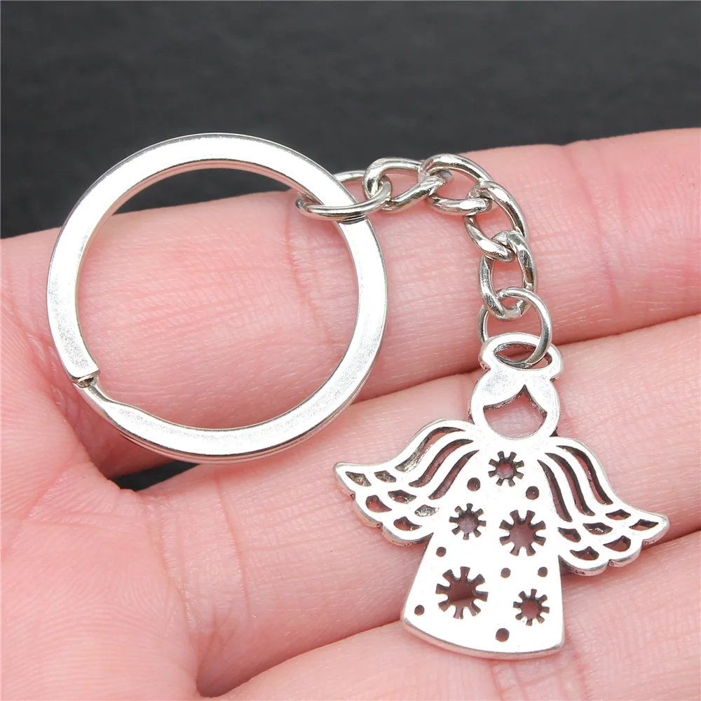 Rhinestone Key Ring Holder Pendant Keyring  Angel Wings Crystal Key Chain  - Cute - Aliexpress