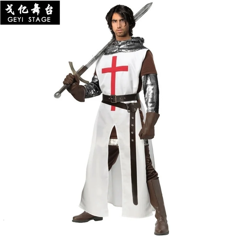 

New hot sale anime halloween hero knight/gladiator carnival dress up cosplay dress up boy play for grown man