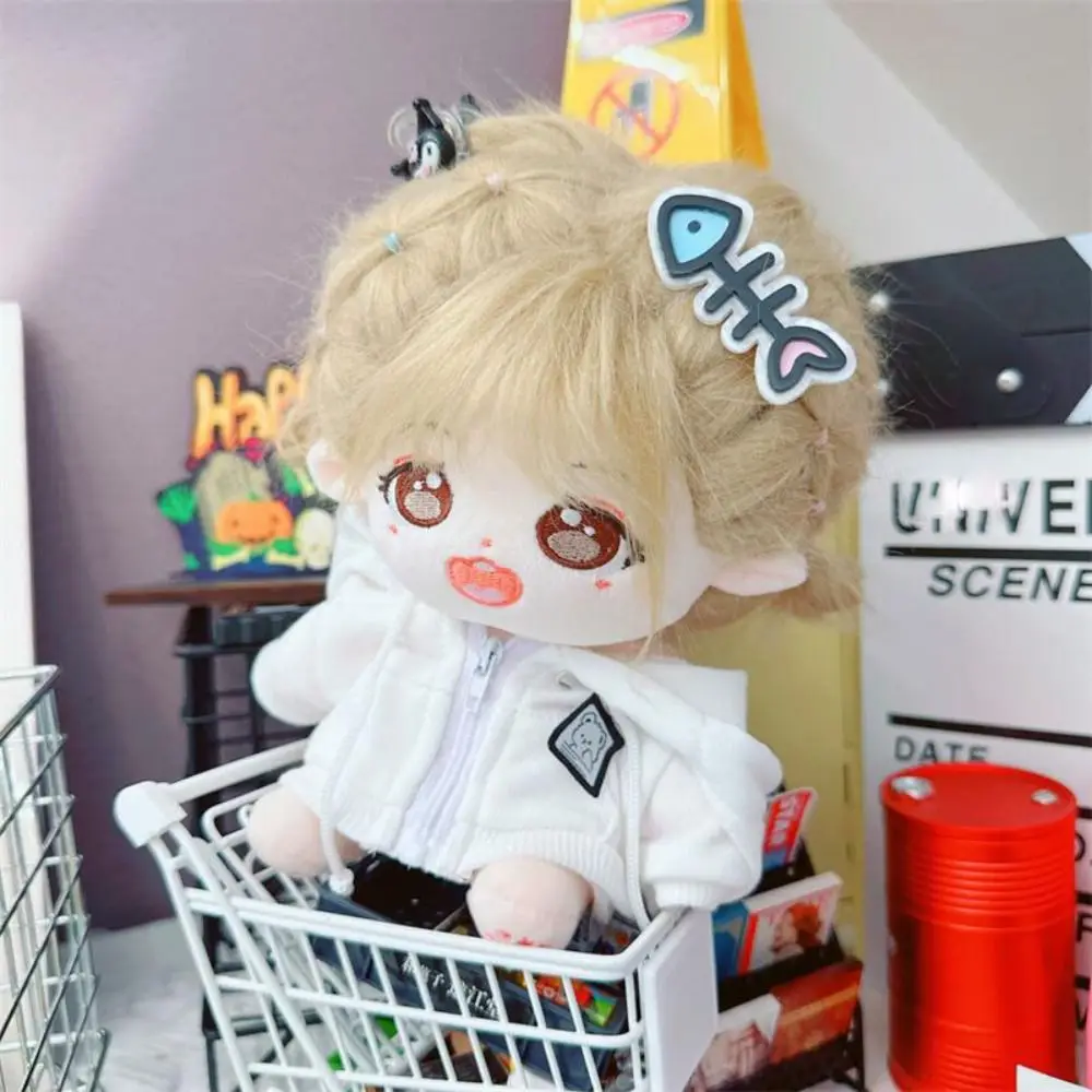 New Handmade Doll Hoodies 2 Colors Fashion Doll Sweatshirt with Hat Doll Outfits 10/20cm Cotton Dolls/1/12 BJD Dolls