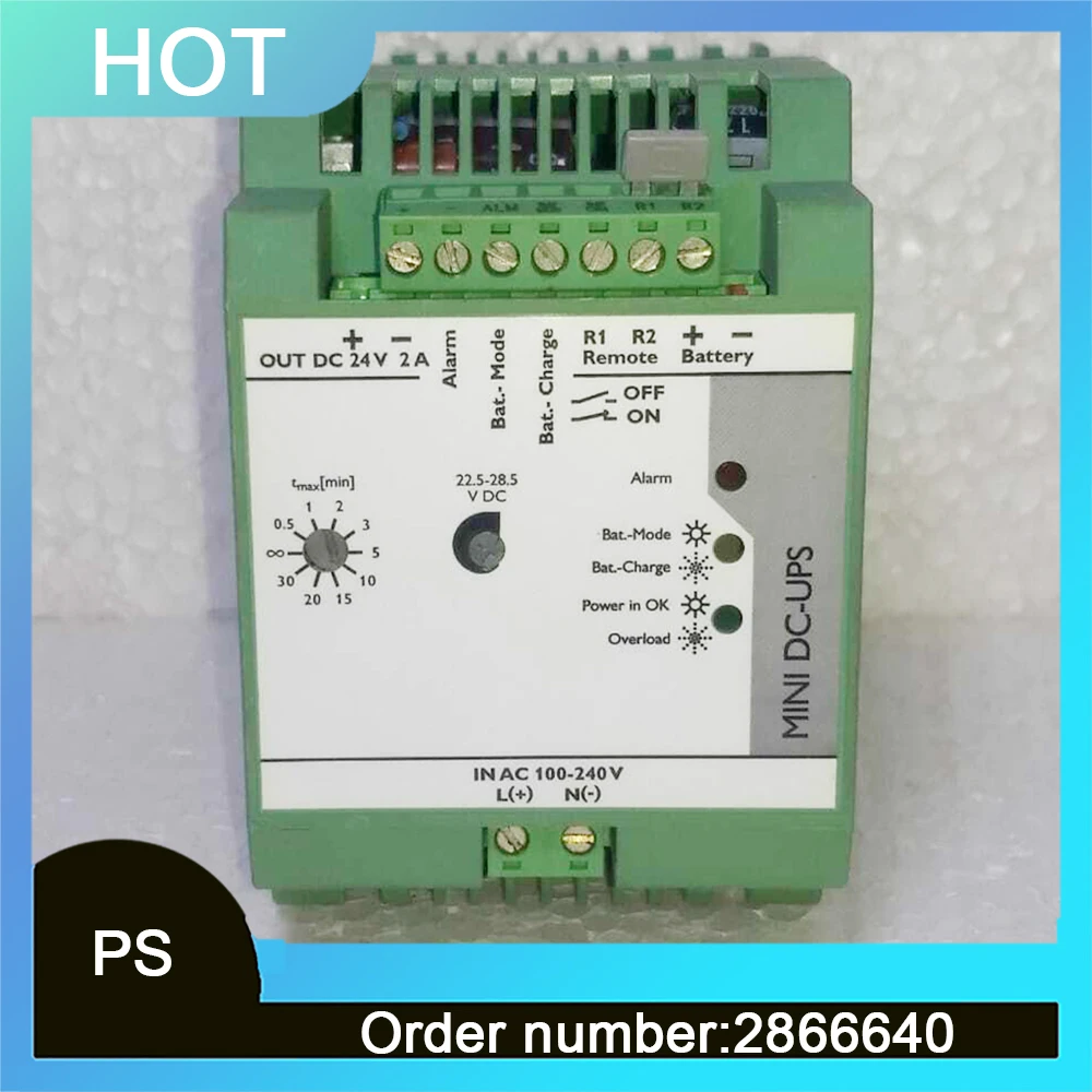2866640 MINI-DC-UPS/24DC/2 MINI DC-UPS For Phoenix Uninterruptible Power Supply High Quality Fast Ship 1 2866640 MINI DC UPS 24DC 2 MINI DC UPS For Phoenix Uninterruptible Power Supply High Quality