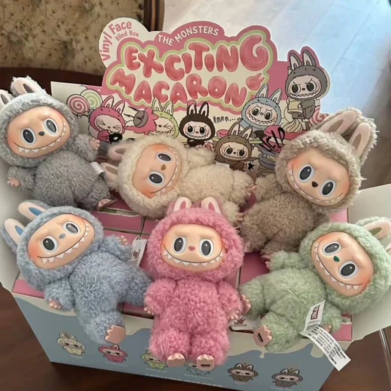 POPMART Labubu “Exciting Macaron” Vinyl Face Blind Box – Cute Surprise Collectible Birthday Gift Toy 1