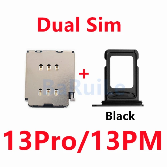 Dual Sim Card Reader Flex Cable with Nano Connector Holder Adapter