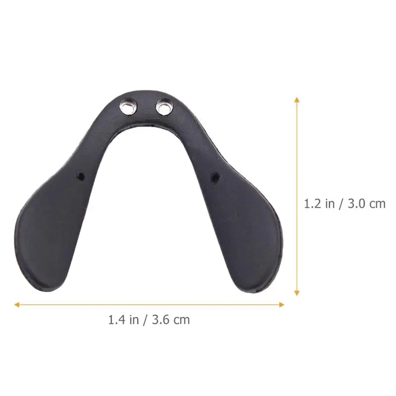 전문 사이클링 안경 코 패드, 코 지지대, 안경 피팅, 블랙, 3 개