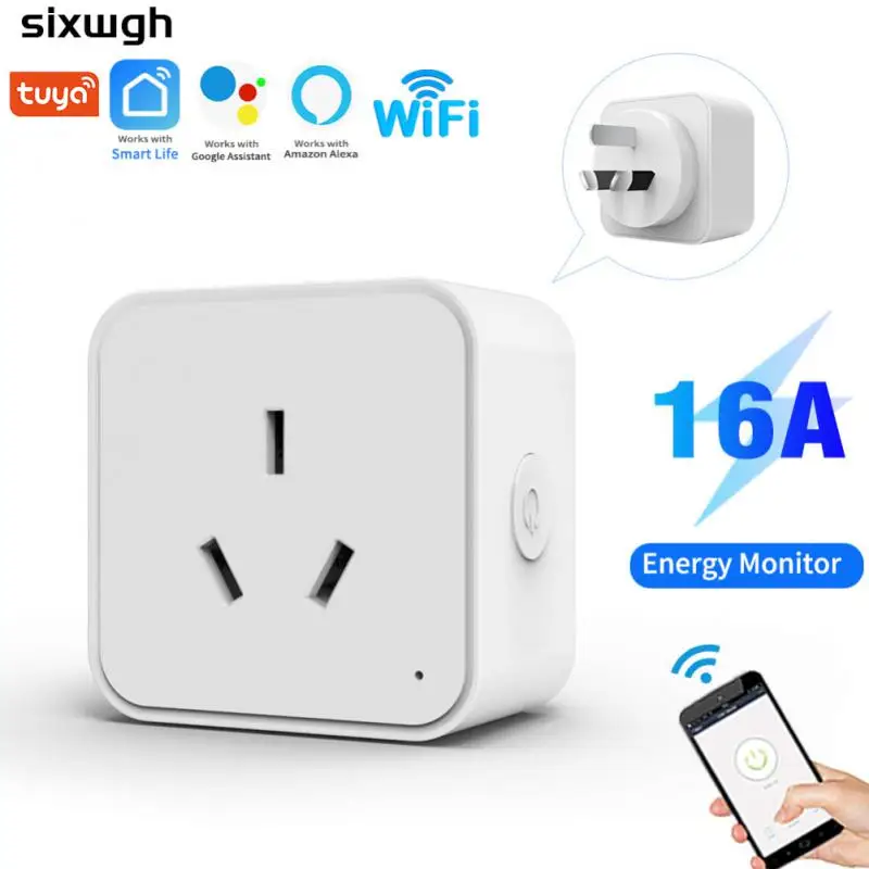 

Умная розетка с голосовым управлением и Wi-Fi, 16 А