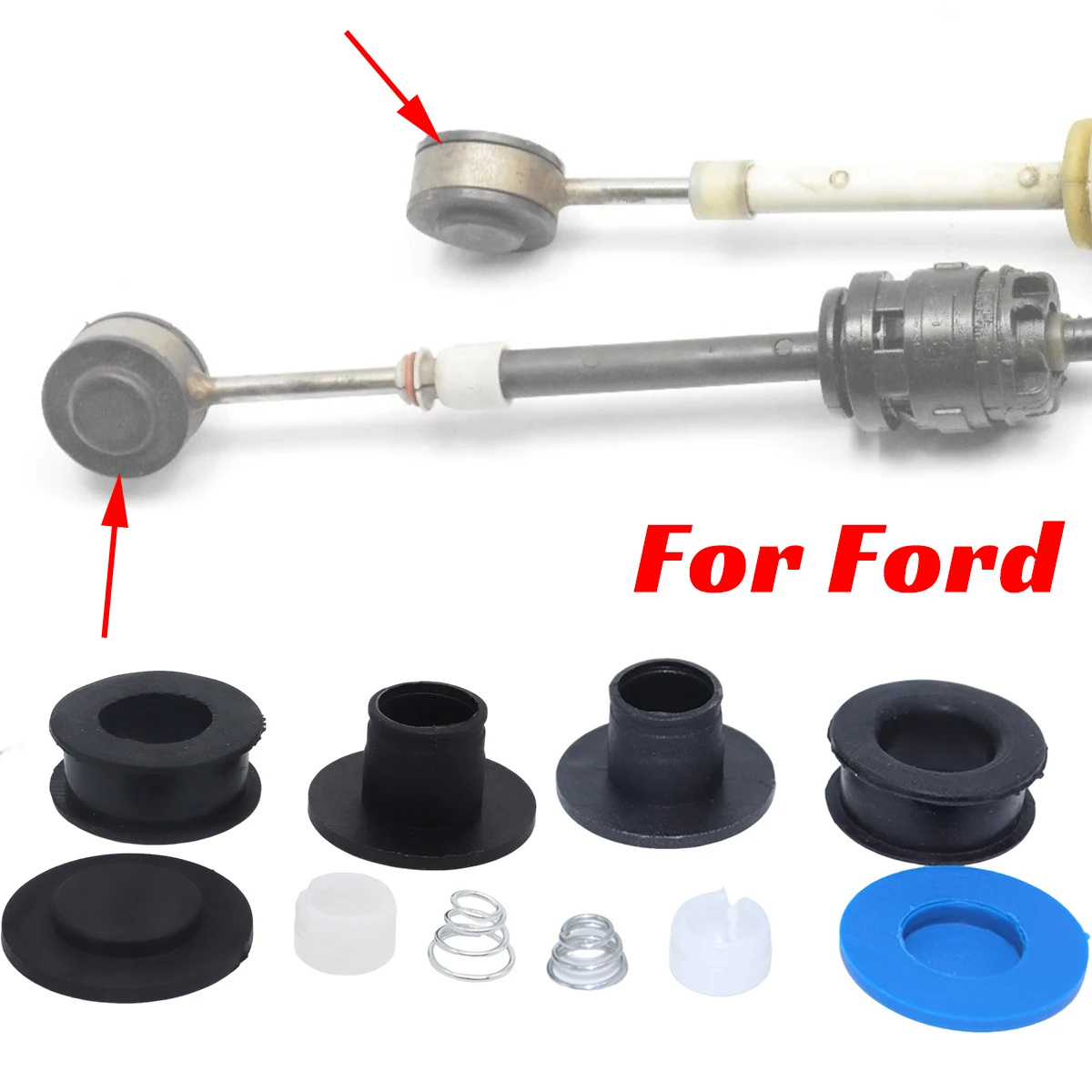 Kit De Reparación De Varillaje De Engranaj Para Ford Focus MK2 Fita C-max Fusion Transit Connect Selector De Caja De Cambios Extremo Del Cable De Cambio Buje De Reconstrucción - AliExprs 34