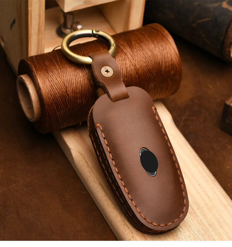 Copertura chiave auto in pelle fatta a mano a 3 pulsanti per Hyundai Tucson 2021 2022 Keyless Entry 11 Copertura chiave auto in pelle fatta a mano a 3 pulsanti per Hyundai Tucson 2021 2022 Keyless Entry - S35e50b3670524029baad72db0e13ebe95