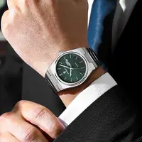 POEDAGAR luxe Original homme montre étanche en acier inoxydable lumineux montre pour homme Date semaine Quartz montres de mode pour hommes 6