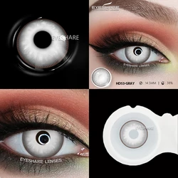 Vibrant Blue Cosplay Colored Contact Lenses (HD53 - GRAY)