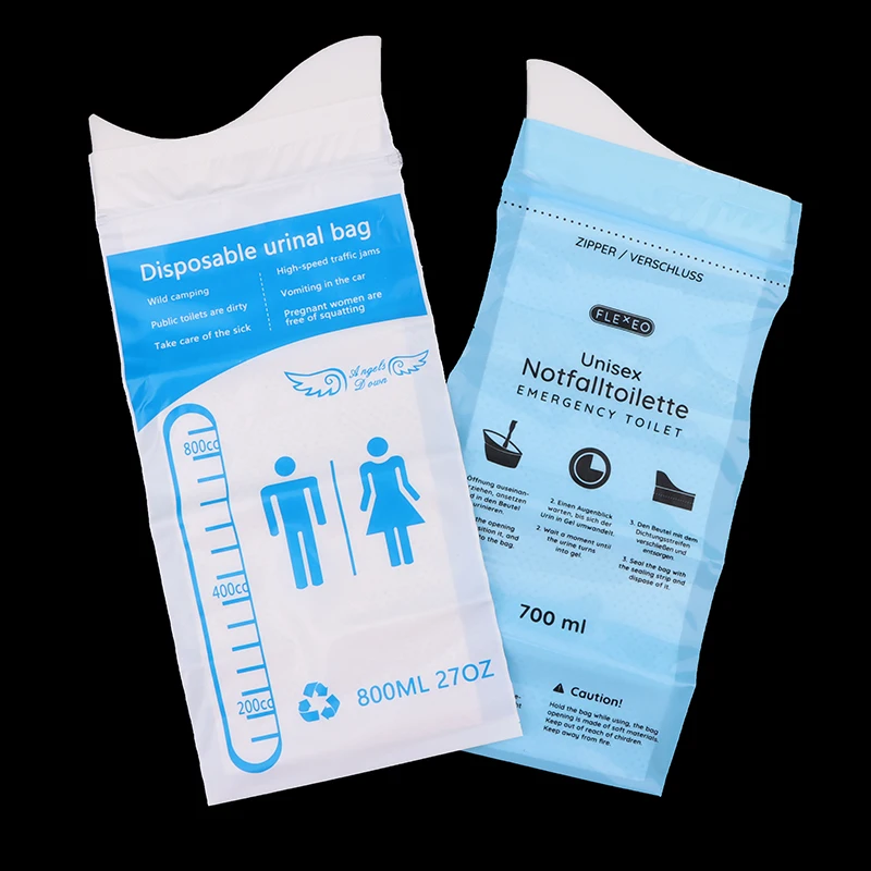 Disposable Vomit Bag,Urine Bag,Disposable Urine Bag,Disposable Toilet Bag 1PC Auto Outdoor Travel Emergency Disposable WC Vomiting Bolsas For Woman Man Children 700/800ML Portable Car Toilet Urine Bag