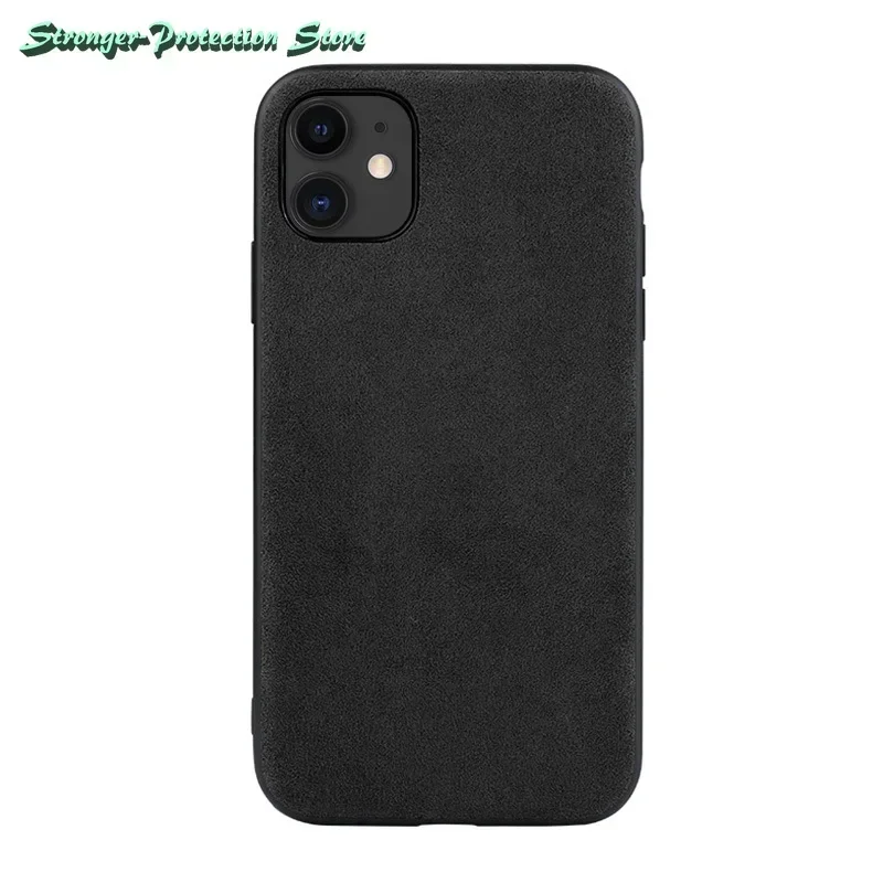 Italian Alcantara Luxury Business Phone Case - Premium Artificial Leather