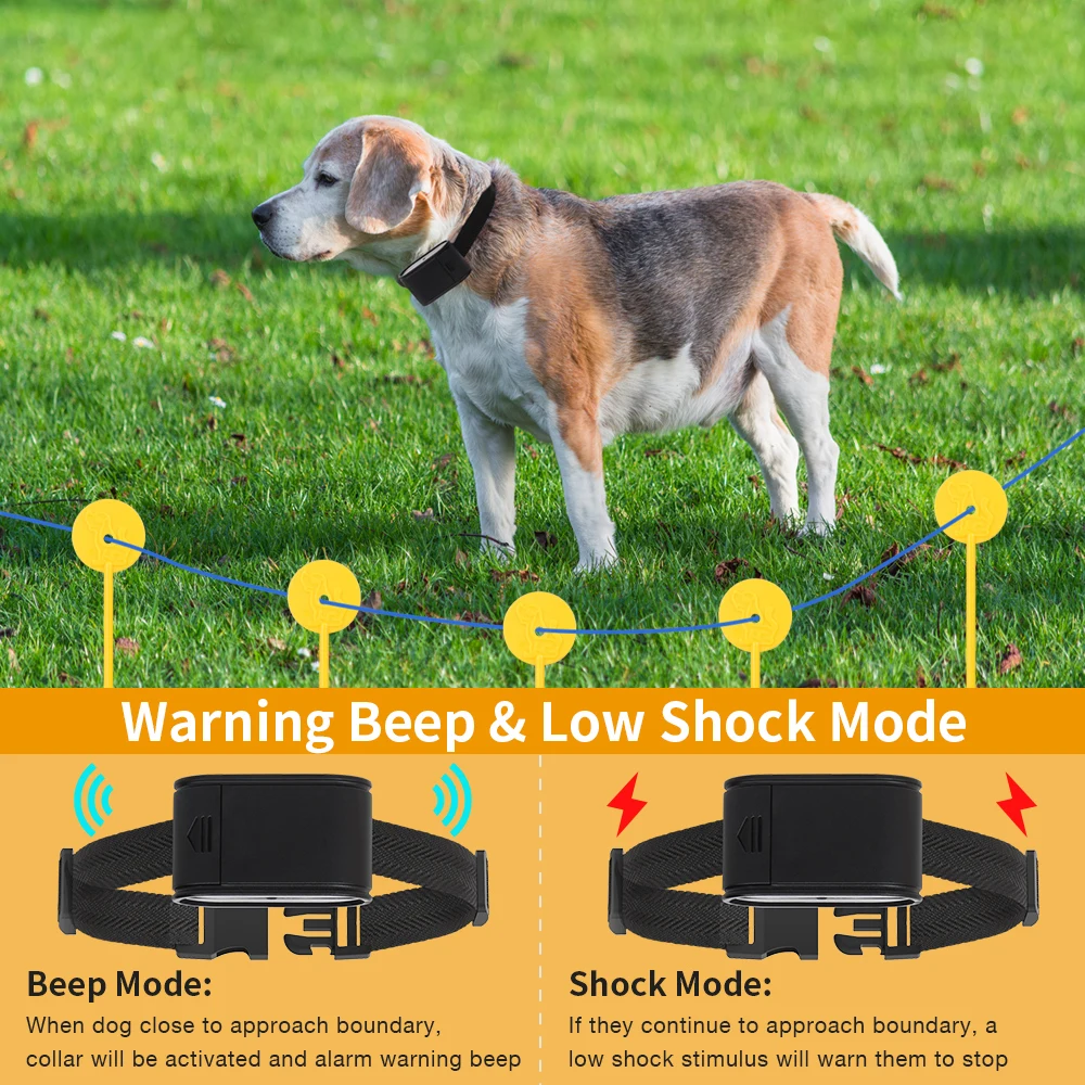 2025 Invisible Wireless Electric Dog Fence System
