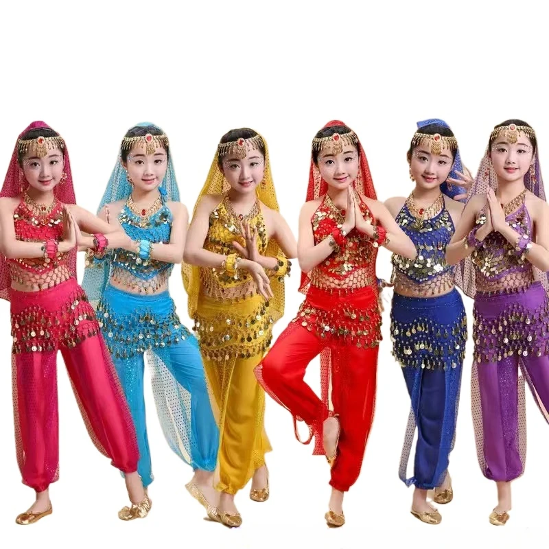 

Children's Belly Dance Clothing Set Eastern Dance Girl Belly Belly Dance Clothing Children's India