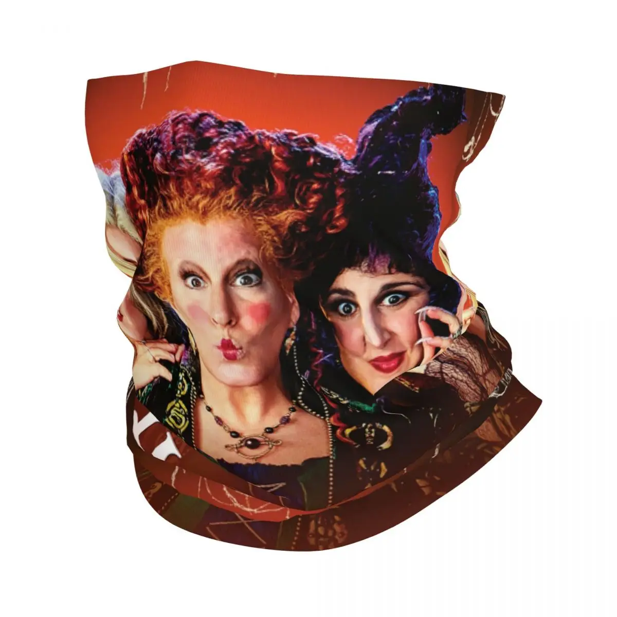 

Hocus Sanderson Sisters Pocus Bandana Neck Warmer Men Women Winter Ski Tube Scarf Gaiter Horror Tv Movie Face Cover