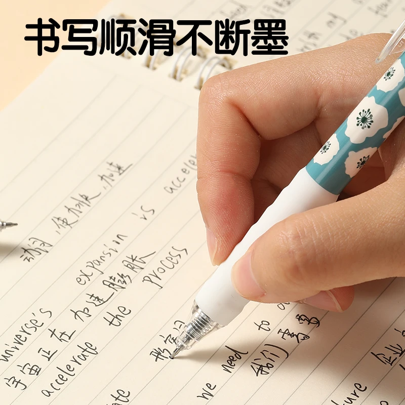 4 Penne A Inchiostro Gel Kawaii Con Motivi Che Cambiano - 0.5 Mm Nero - Set Con 10 Ricariche Per Scuola E Diario - 3