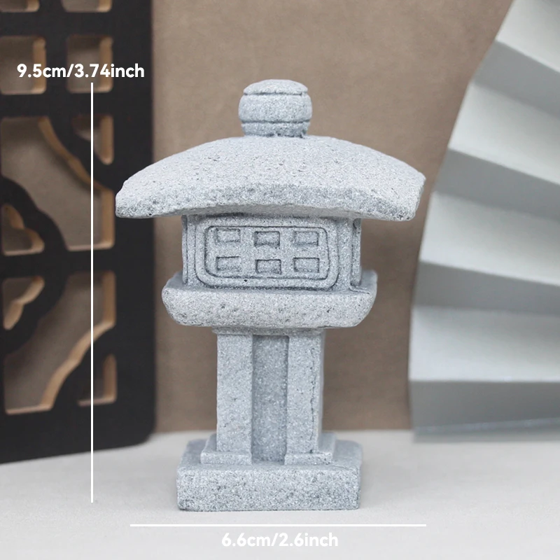 Sandstone Zen Garden Pavilion Ornament