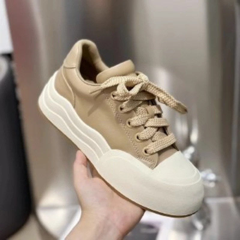 

Women 2024 New Soft Leather Comfortable Small White Shoes Casual Fashion Shoes