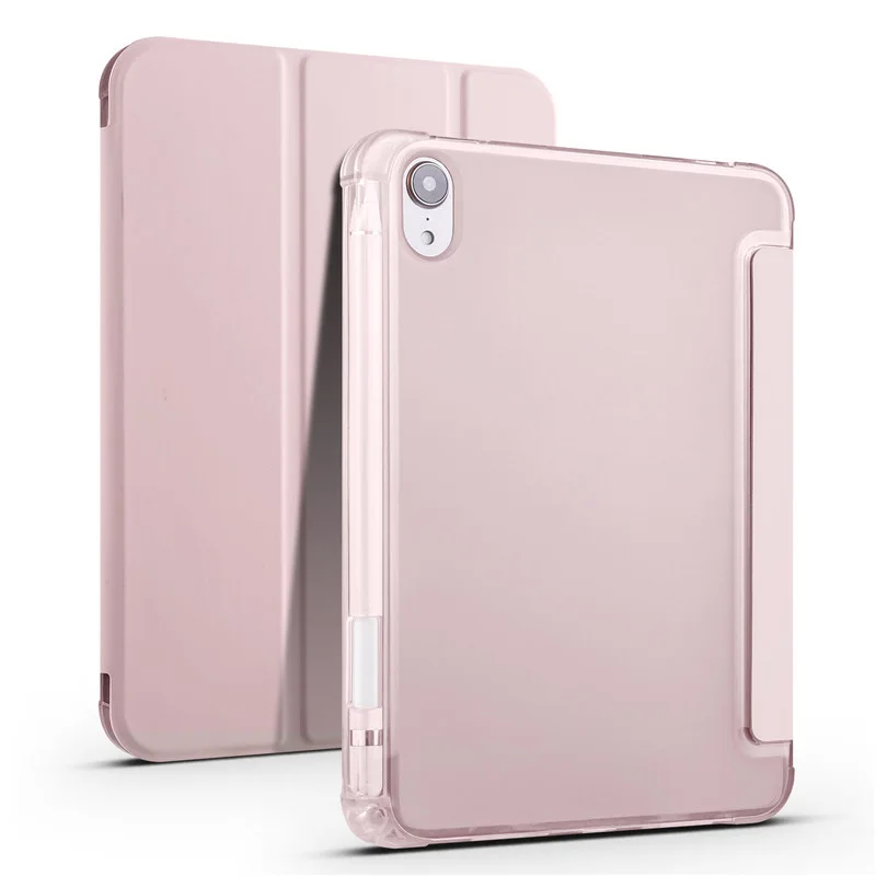 Premium Trifold Tablet Case with Pen Holder and Soft Back Stand