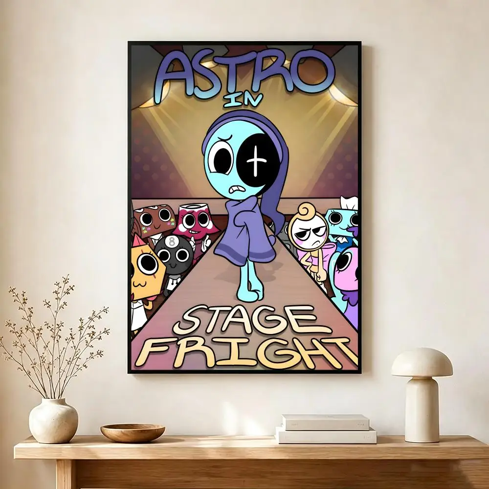 Casual Game Inspired World Art Print Poster - Decorative Mural for Home Decor Gifts (Unframed)