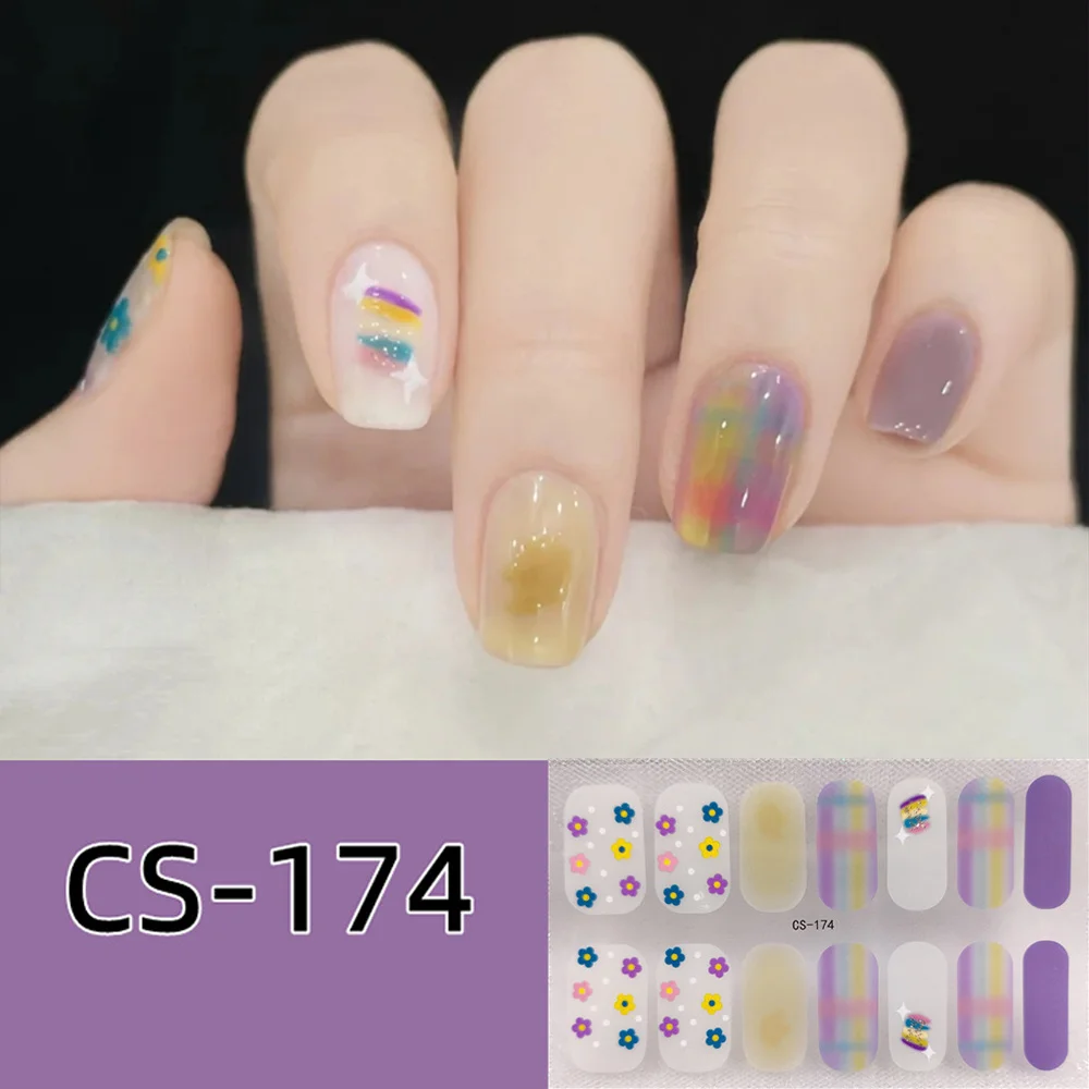 Baking Free Fashionable Nail Art Stickers Collection Manicure DIY Nail Polish Strips Wraps Party Decor nail stickers nail art tools nail art decoration nail decals