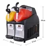 2.5L Desktop Juice Ice Maker JTKX-02 Mini Double Tank Slush Machine 220V/300W Small Double Cylinder Smoothie Machine 1