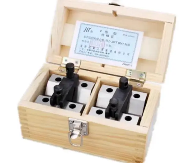 

Precision "V" Blocks & Clamp Tool Gauge V-Blocks Set Workholding 60*60*50mm
