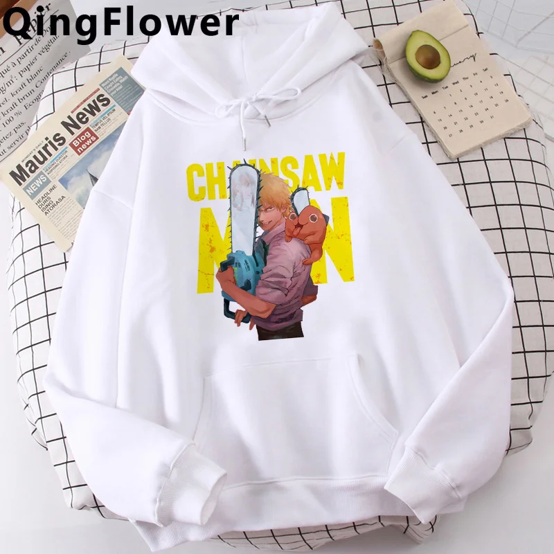 

Chainsaw Man Pochita Makima hoodies men y2k aesthetic streetwear anime 2022 male hoody pullover hip hop y2k aesthetic