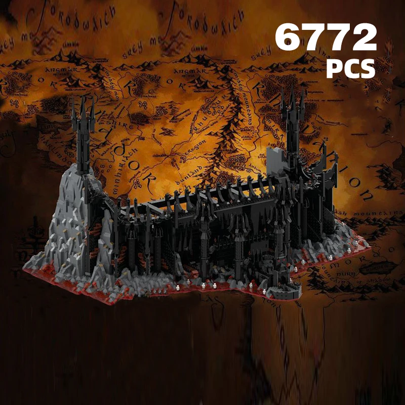 

rings movie scenes children bricks castle medieval toy building blocks film figure movie location moc fortress blocks stronghold