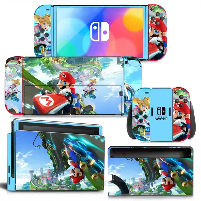 Super Mario Cartoon Color Adesivos, Consola de Jogos, Corpo Inteiro,  Decalques, Controlador Host, PS4, Pro - AliExpress