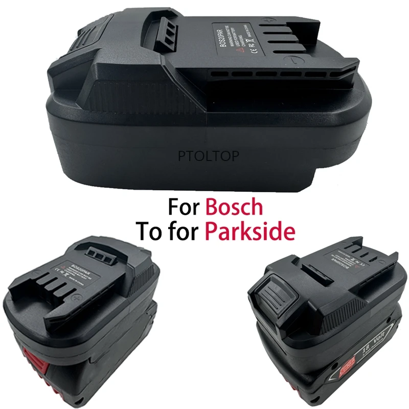 Adattatore Batteria Per Batteria Bosch 18V Bat609 Bat618 A Per Utensili Elettrici Cordless Parkside 20V, Accessori Per Elettroutensili Converter