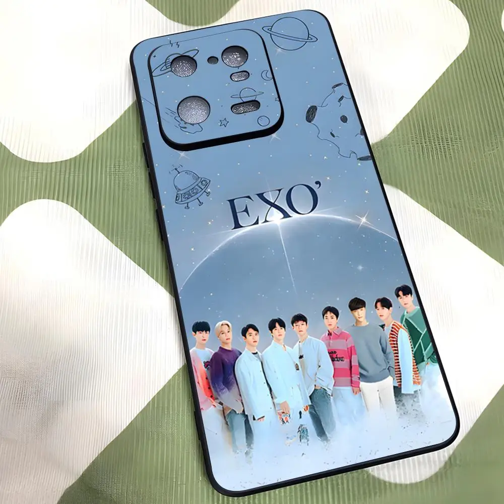Kpop EXO Silicone Phone Case Stylish Cover