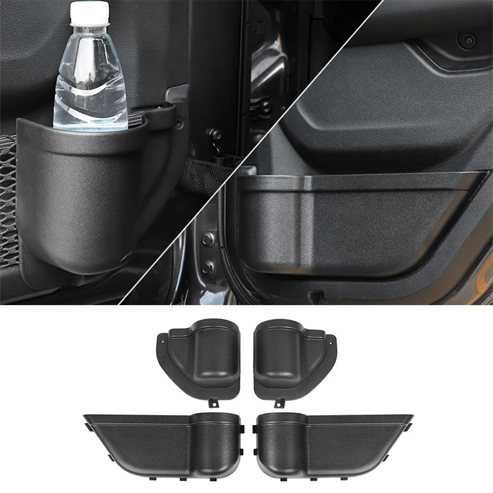 For Jeep Wrangler JL JLU Gladiator JT Liner Accessories Cup, Door Pocket  Inserts