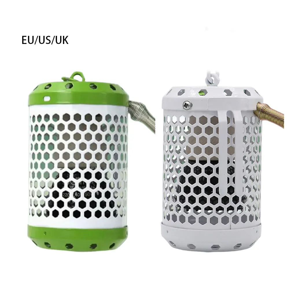 Heat Lamp Cage For Reptiles Anti-Scald Heating Lamp Holder Cage Accessories Bird Supplies Mesh For Parakeets Chickens