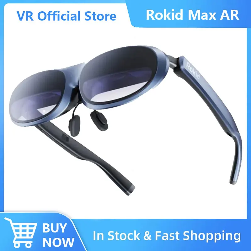 Rokid Max AR Glasses Wearable Headsets Smart Augmented Reality Glasses for Video Display Myopia Friendly Portable Massive 1080P