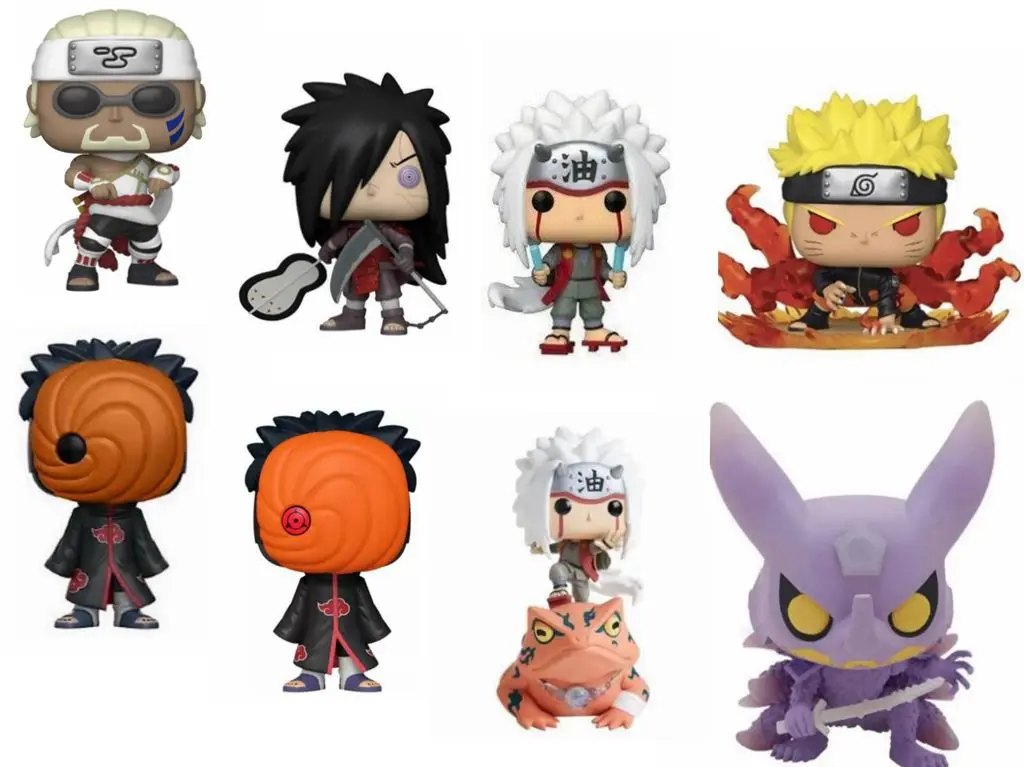 Funko Pop 2023 Estate Nuovo Naruto Madara 978 # Uchiha 1278 # Killer Bee 1200 # Naruto 1233 # Pvc Action Figure Giocattoli Modello Da Collezione