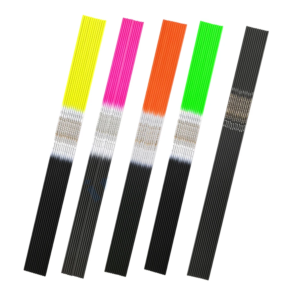 Flèches Carbone Pur 31 Pouces – Spine 500/600/900 – ID 4,2 Mm – Lot De 6 Ou 12 – Tir à L’arc