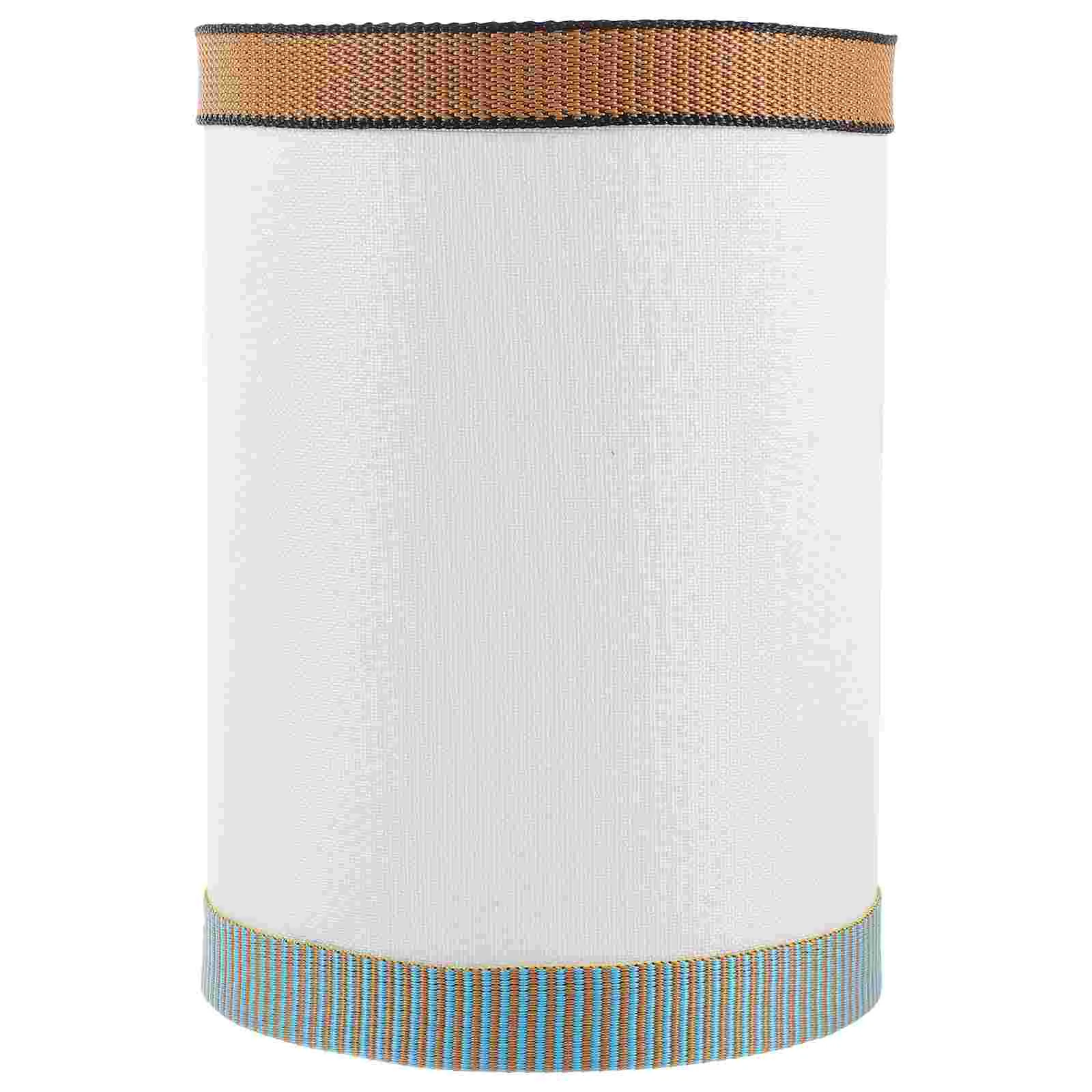 

Small Lamp Shade Fabric Lampshade Barrel Cloth Lamp Cover Replacement Chandelier Lampshade