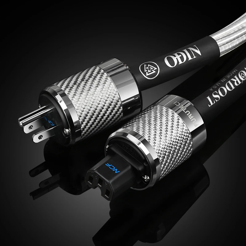 Pure Silver Audio Power Cable Hifi Power Cable Eu Silver Pure