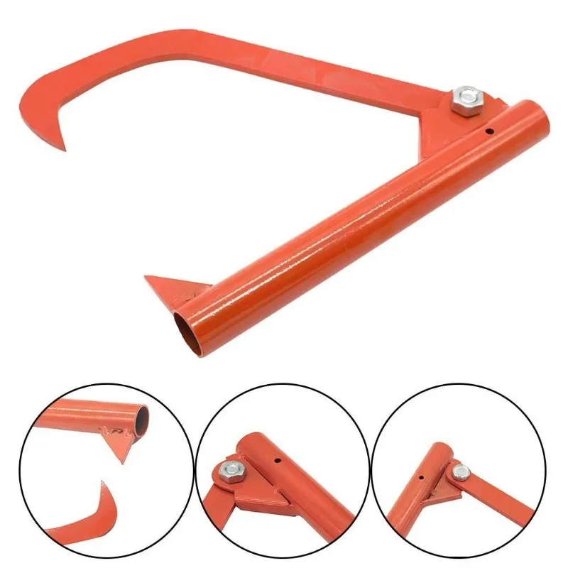 Robust Log Hauler Tool - Effort-Saving Firewood Grabber with Comfort Grip Durable Wood Puller for Outdoor Camping Home Fireplace