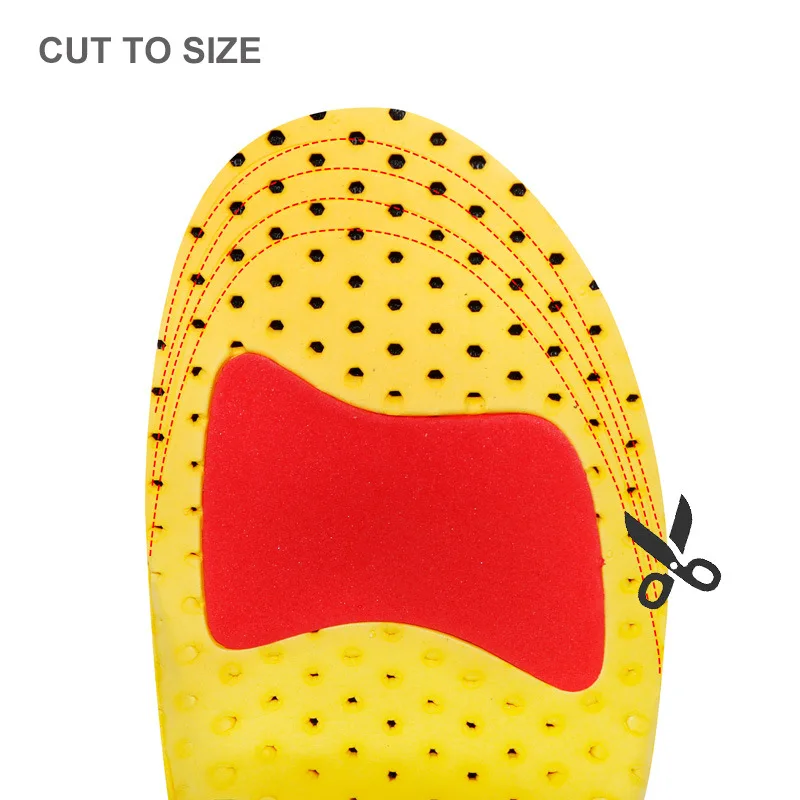 Orthopedic Flat Feet  Arch Support Insert Feet Care Insoles Orthotic Breathable Running Sports Cushion Pad For Men Women