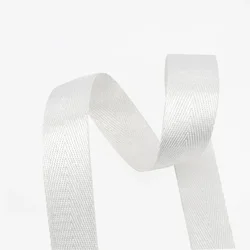 10 - Meter Nylon Webbing Tape for DIY Sewing and Craft Projects (White)