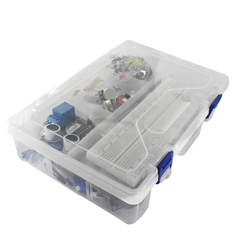 Starter Kit for Arduino Uno R3 – Uno R3 Breadboard and holder Step Motor / Servo /1602 LCD / jumper Wire/ UNO R3