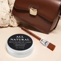 Furniture Salve for Leather with Brush Leather Salve All-Natural Leather Color Restorer for Dryness Cracking Leather Products 2