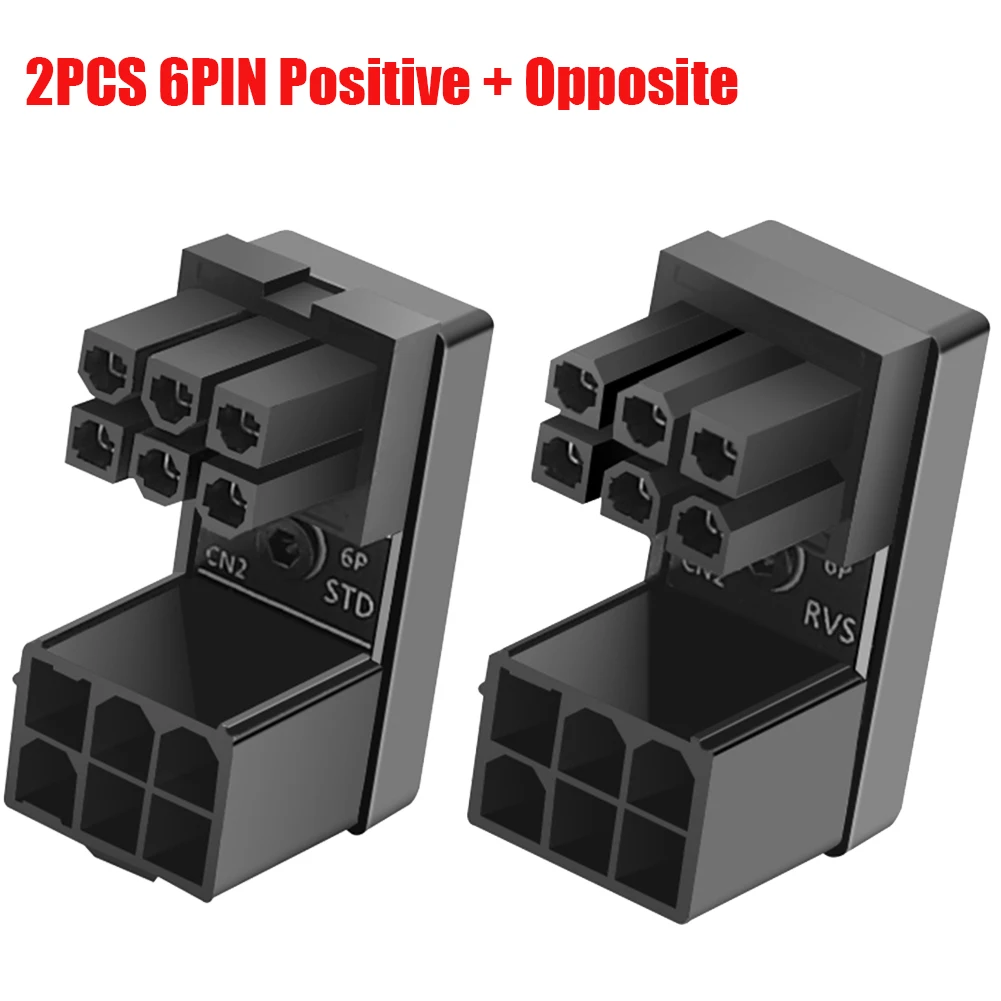 Angled ATX 8-Pin Power Adapter for GPU and Desktop Power Management