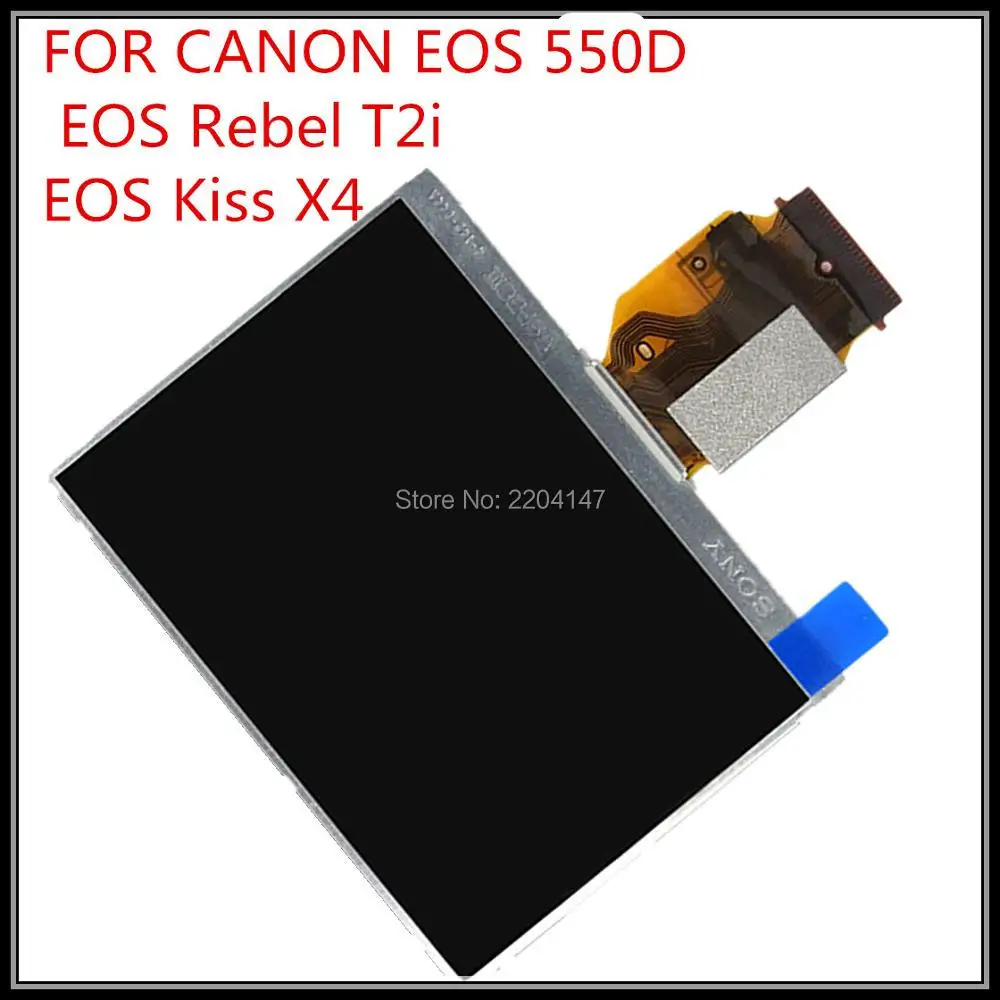 SLR 550D LCD Display Screen for CANON EOS 550D EOS550D lcd With Backlight Camera Repair Parts