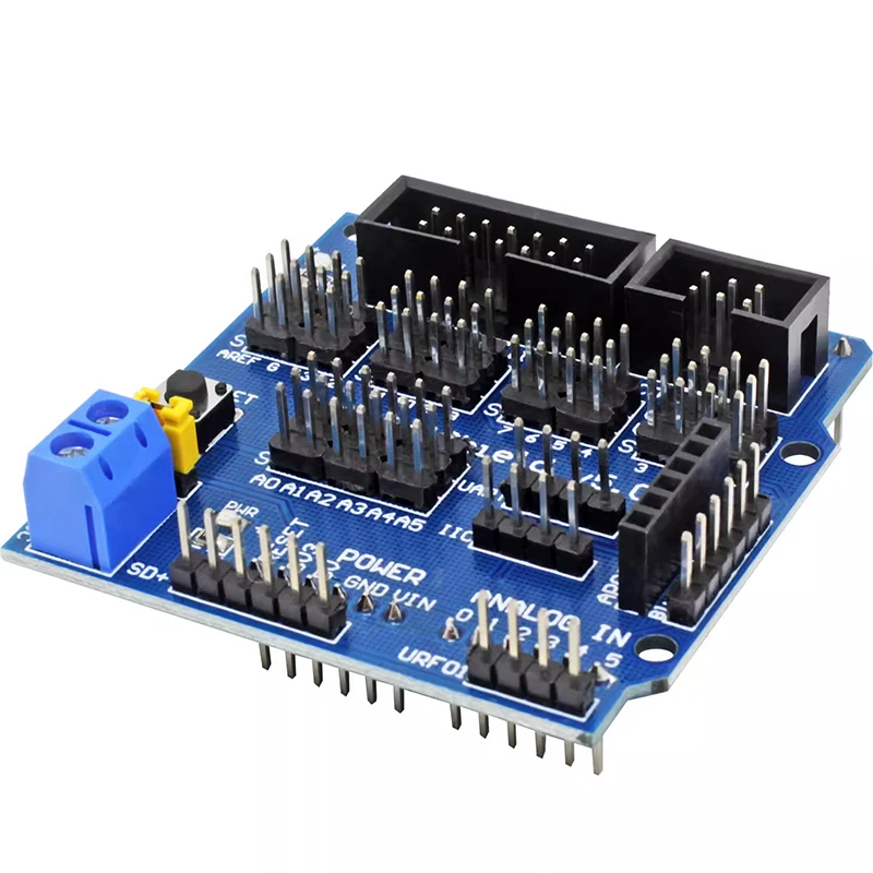 Arduino UNO MEGA R3 전자 빌딩 블록 로봇 부품 센서 호환용 센서 쉴드 V5.0 확장 보드