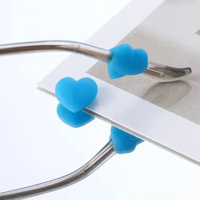 Ganci Antiscivolo Per Occhiali A Forma Di Cuore - Silicone, Adatti Per Sport E Attivit&agrave;